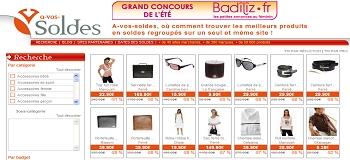 www.a-vos-soldes.fr : Moteur de recherche de produits soldés www.a-vos-soldes.fr : Moteur de recherche de produits soldés