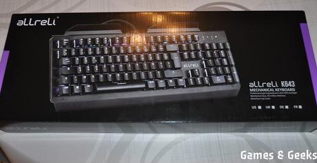 Test du clavier mécanique K643 de Allreli Test du clavier mécanique K643 de Allreli