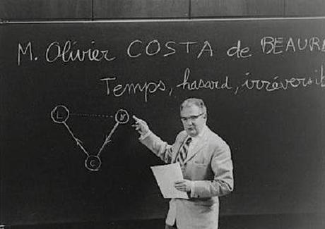 Olivier Costa de Beauregard, physicien du temps symétrique