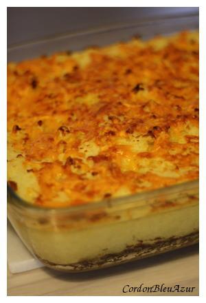 Parmentier de boudin noir aux pommes