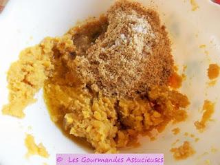 Crumble de pois chiches et noix à la Courge (Vegan) Crumble de pois chiches et noix à la Courge (Vegan)