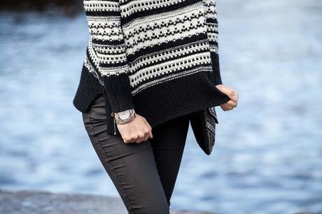 Pull Superdry pour une tenue en noir et blanc Pull Superdry pour une tenue en noir et blanc