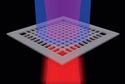 Illustration showing the operation of a BIC laser