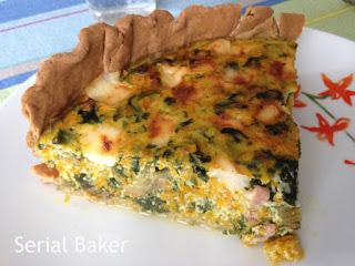 Quiche carotte-épinards