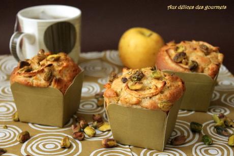 MUFFINS POMMES PISTACHES
