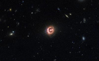 Optical image of quasar RXJ1131-1231 taken by the Hubble Space Telescope