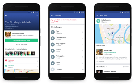 Community Help de Facebook vient compléter le dispositif Safety Check Community Help