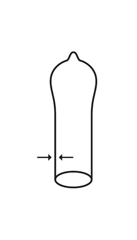 Duo-extra-thin-condom-shape