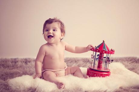 Séance photo bébé 7 mois studio Paris Le Vésinet Yvelines