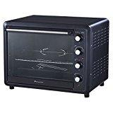 Top 5 des Meilleurs Mini Four Chaleur Tournante Mini four 58L - Fonction auto-nettoyage - Puissance du gril 2000W - Température réglable de 100 a 230° - Fonction tournebroche - Chaleur tournante - Minuterie 60 minutes - Eclairage intérieur - Accessoires = Grille, plaque de cuisson, broche a rôtir,...