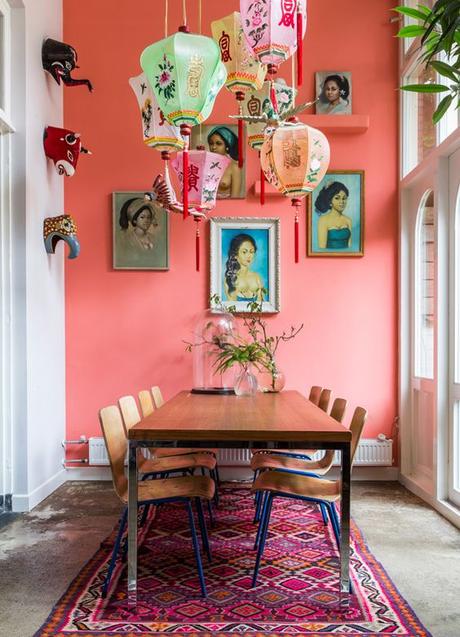 Haut les couleurs blog deco loversofmint - idees murs color block
