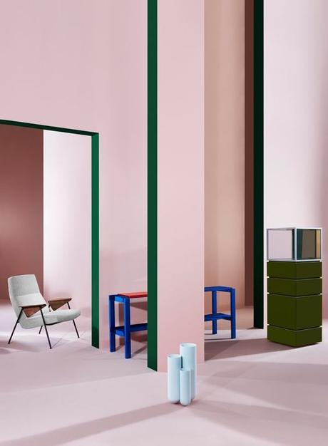 Haut les couleurs blog deco loversofmint - idees murs color block