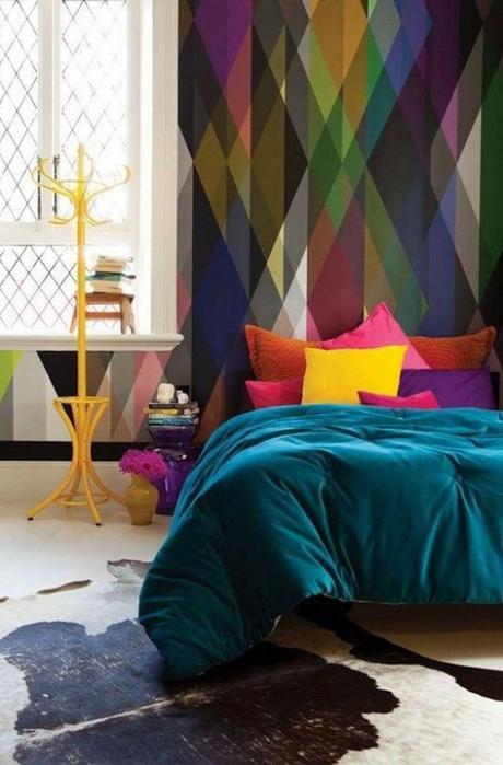 Haut les couleurs blog deco loversofmint - idees murs multicolors