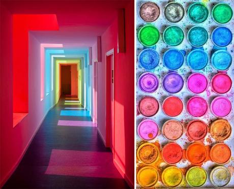 Haut les couleurs blog deco loversofmint - idees murs color block