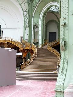 Quelques images de l'installation des 4 salons historiques ART EN CAPITAL Grand Palais RMN PARIS 2017 FEV