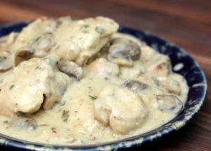 Poulet au champignon et boursin avec cookeo poulet champignon boursin cookeo