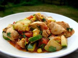poulet au curry et courgettes poulet curry courgettes