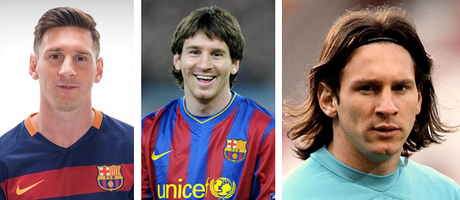 Lionel Messi sans barbe