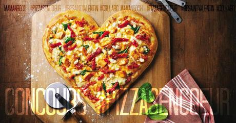 Une pizza en coeur pour une bonne action! #concours Une pizza en coeur pour une bonne action! #concours