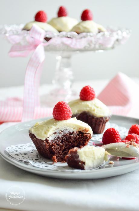 Red Velvet Cupcakes… ou Cupcakes rouge velours (sans colorant artificiel)