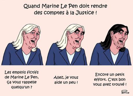 Marine Le Pen et les emplois fictifs
