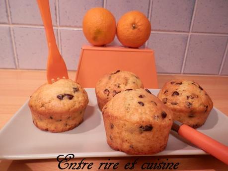 Muffins Orange / Chocolat Muffins Orange / Chocolat