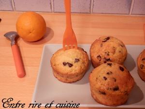 Muffins Orange / Chocolat Muffins Orange / Chocolat