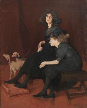 Felice Casorati, Le ereditiere (o Le sorelle), 1910