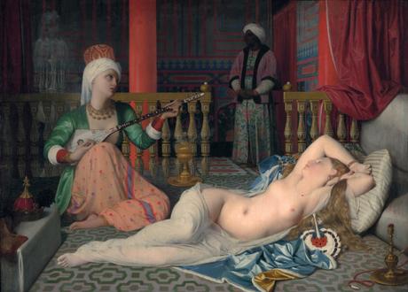 Odalisque with a Slave, by Jean-Auguste-Dominique Ingres