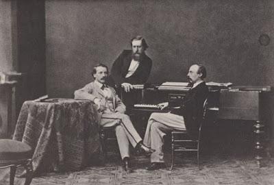 Trois interprètes de Wagner vers 1865: Karl Tausig, Karl Klindworth et Hams von Bülow