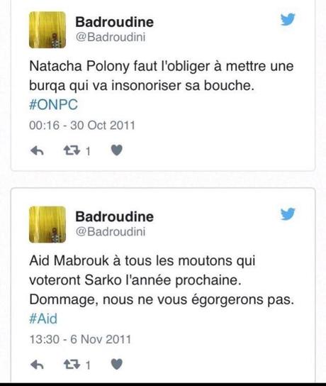 Les curieux tweets de Badroudine, ami de Meklat