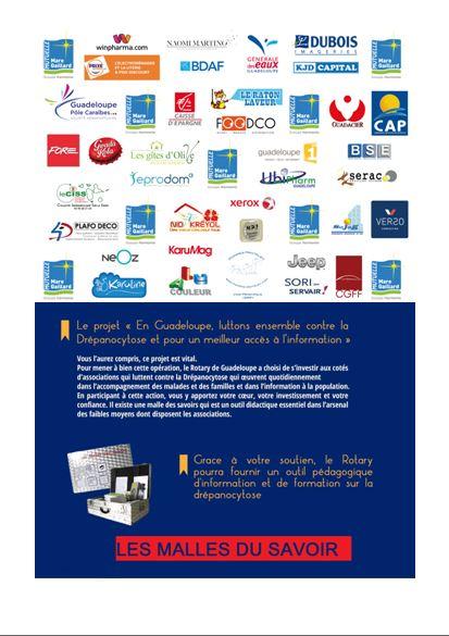 Les malles du savoir Drépano pour la Guadeloupe et Saint-Martin ! Bravo le Rotary !