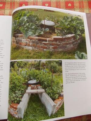 Mon Keyhole Garden dans un livre allemand