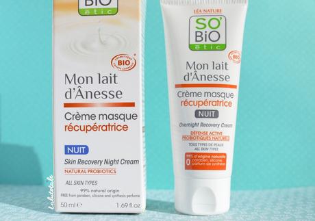 ( So’Bio Etic ) Une crème-masque pour que ma peau récupère la nuit : vraiment ?