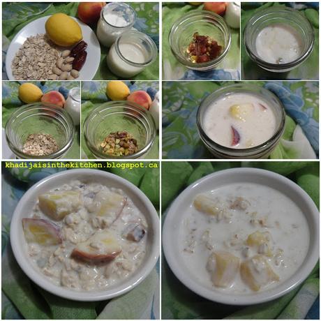 GRUAU DU LENDEMAIN / OVERNIGHT OATMEAL / AVENA DE REFRIGERADOR / شوفان لفطورالغد