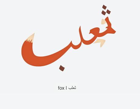 Arabic Letters : quand un graphiste astucieux illustre la langue arabe