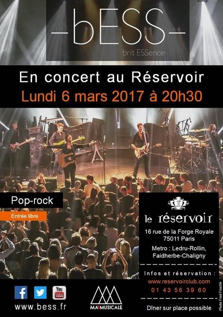 Concert parisien de bESS britESSence 6 mars 2017