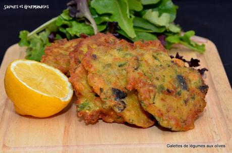 Galettes de Légumes aux Olives. Galettes de Légumes aux Olives.