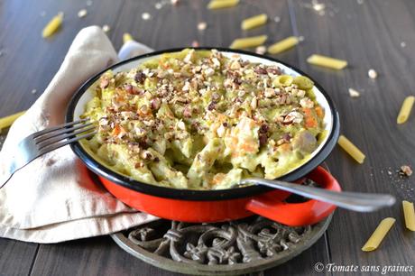 Gratin de pennes, courge & champignons {sans gluten} Gratin de pennes