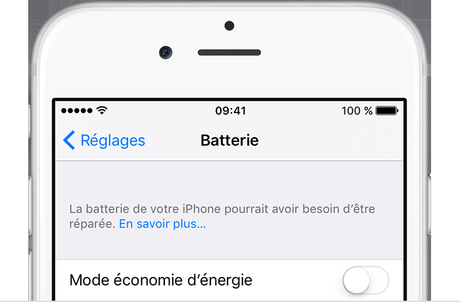 iOS 10.2.1 : problèmes de batterie corrigés, alerte en cas de panne