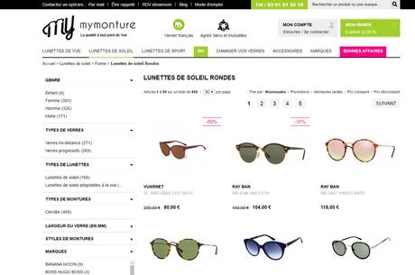 Vos lunettes de soleil rondes pour homme chez mymonture.com lunettes de soleil rondes