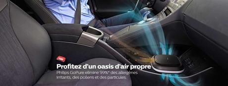 Philips Gopure Slimline 230 purificateur d'air pour voiture. test & avis Philips Gopure
