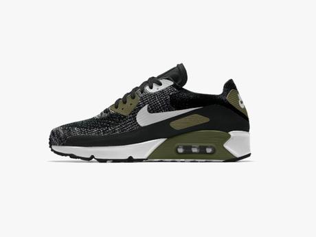 La Nike Air Max 90 Flyknit est disponible sur le programme ID Nike Air Max 90 Flyknit