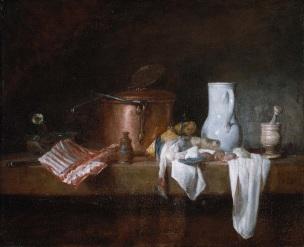 chardin 1756 la_table_de cuisine museum of Fine Arts, Boston