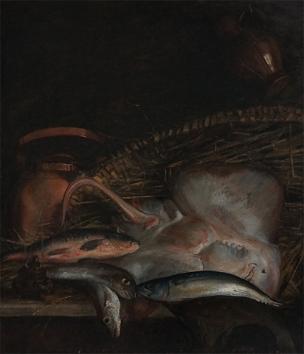 Carolus Duran Nature morte aux poissons 1866 Coll privee