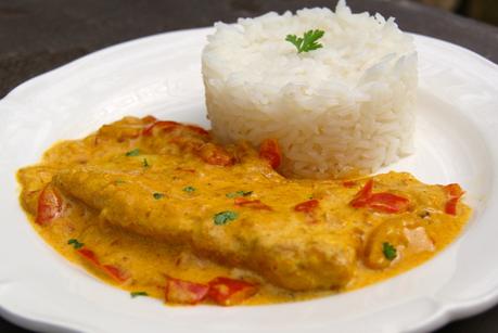Filets de poisson au curry