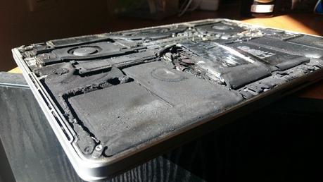 Récit : la batterie de son MacBook Pro Retina 2015 explose