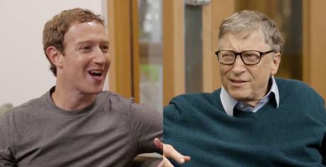 Mark Zuckerberg et Bill Gates partagent la vedette d’une vidéo légèrement malaisante