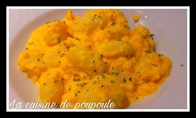 Gnocchis sauc aux carottes et comté au thermomix ou sans Gnocchis sauc aux carottes et comté au thermomix ou sans