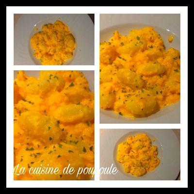 Gnocchis sauc aux carottes et comté au thermomix ou sans Gnocchis sauc aux carottes et comté au thermomix ou sans